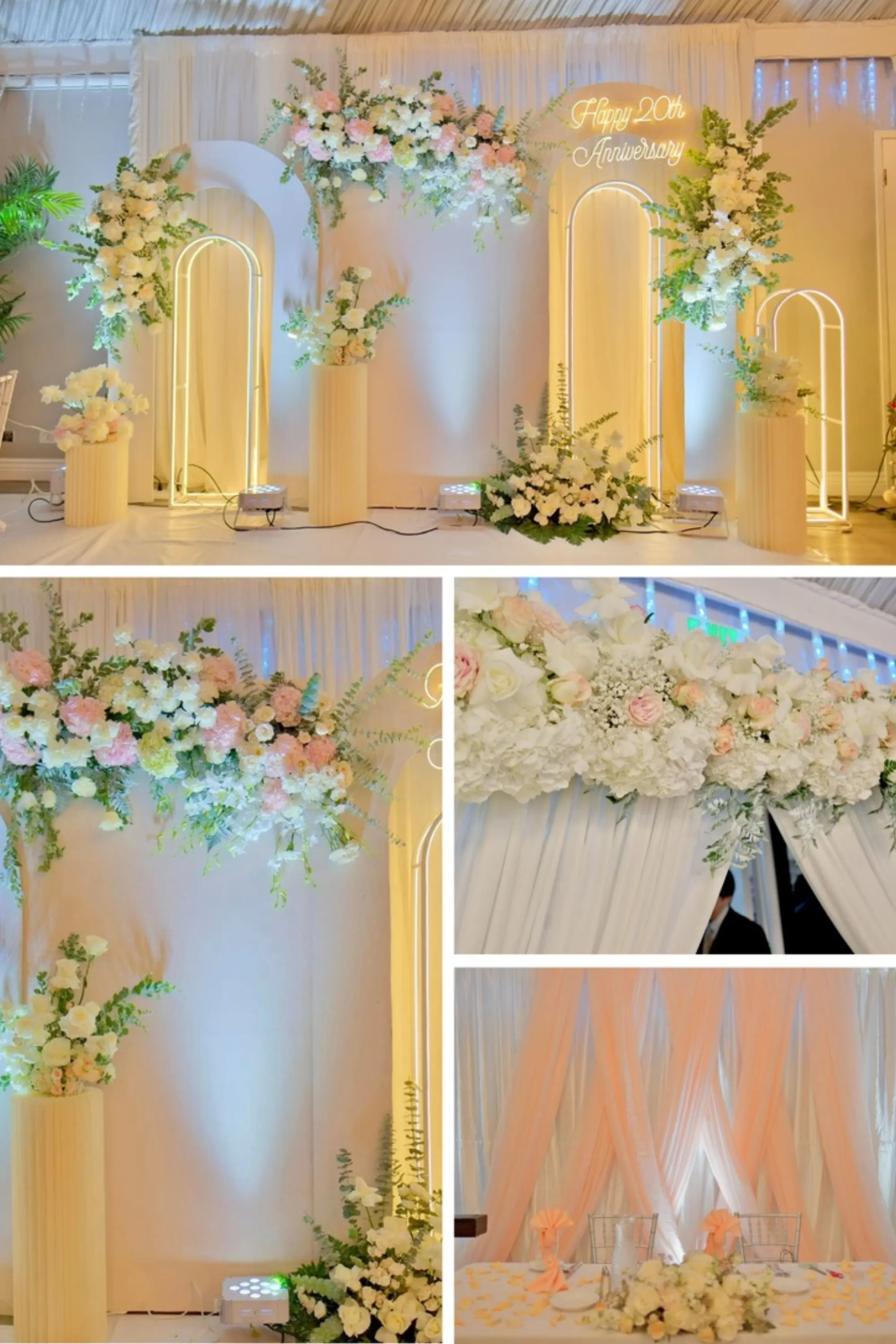 Bay Area wedding reception styling